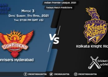 Indian T20 League, 2021, Match 3: SRH vs KKR, Playing 11 & Today's Match Predictions