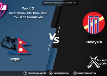NEP vs MAL, Live Scorecard, Match 3, April 19, 2021, Live Cricket Score, Netherlands and Malaysia tour of Nepal, 2021