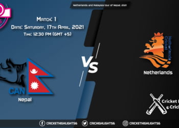 NEP vs NED, Live Scorecard, Match 1, April 17, 2021, Live Cricket Score, Netherlands and Malaysia tour of Nepal, 2021