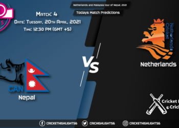 Netherlands and Malaysia tour of Nepal, 2021, Match 4: NEP vs NED, Playing 11 & Today's Match Predictions