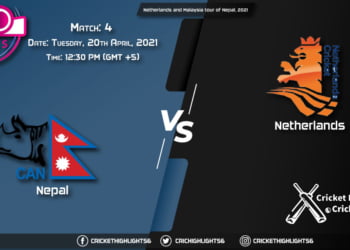 NEP vs NED, Live Scorecard, Match 4, April 19, 2021, Live Cricket Score, Netherlands and Malaysia tour of Nepal, 2021
