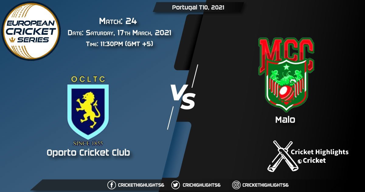 OCC vs MAL, Live Scorecard, Match 24, April 17, 2021, Live Cricket Score, Portugal T10, 2021