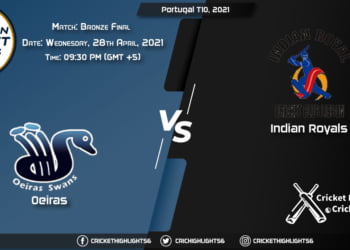 OEI vs IR, Live Scorecard, Match Bronze Final, April 28, 2021, Live Cricket Score, Portugal T10, 2021