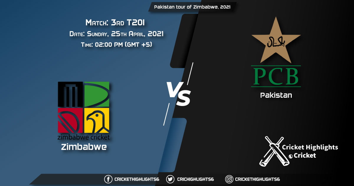 Pakistan tour of Zimbabwe 2021 Live: 3rd T20I Match, ZIM vs PAK LIVE Streaming for free, When, Where, How to Watch?