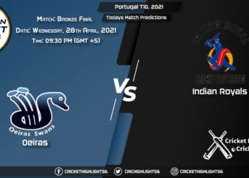 Portugal T10, 2021, Bronze Final: OEI vs IR, Playing 11 & Today's Match Predictions