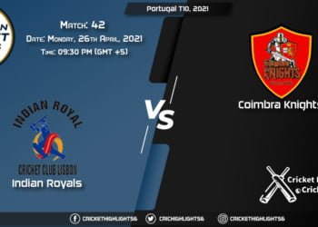 Portugal T10, 2021 Live: Match 42, IR vs CK LIVE Streaming for free, When, Where, How to Watch?