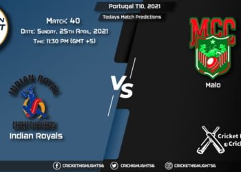 Portugal T10, 2021, Match 40: IR vs MAL, Playing 11 & Today's Match Predictions