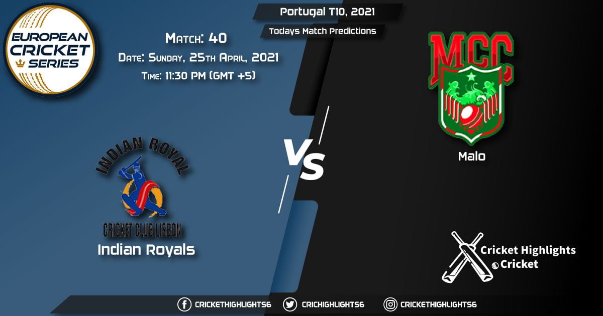 Portugal T10, 2021, Match 40: IR vs MAL, Playing 11 & Today's Match Predictions