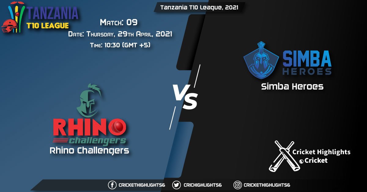 RNC vs SBH, Live Scorecard, Match 9, April 29, 2021, Live Cricket Score, Tanzania T10 League, 2021