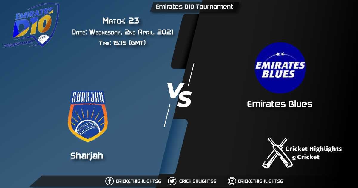 SHA vs EMB Live Scorecard, Match 23, April 02, 2021 Live Cricket Score, ECS Italy, Venice, 2021