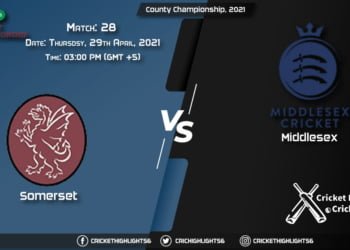 SOM vs MID, Live Scorecard, Match 28, April 29, 2021, Live Cricket Score, County Championship, 2021