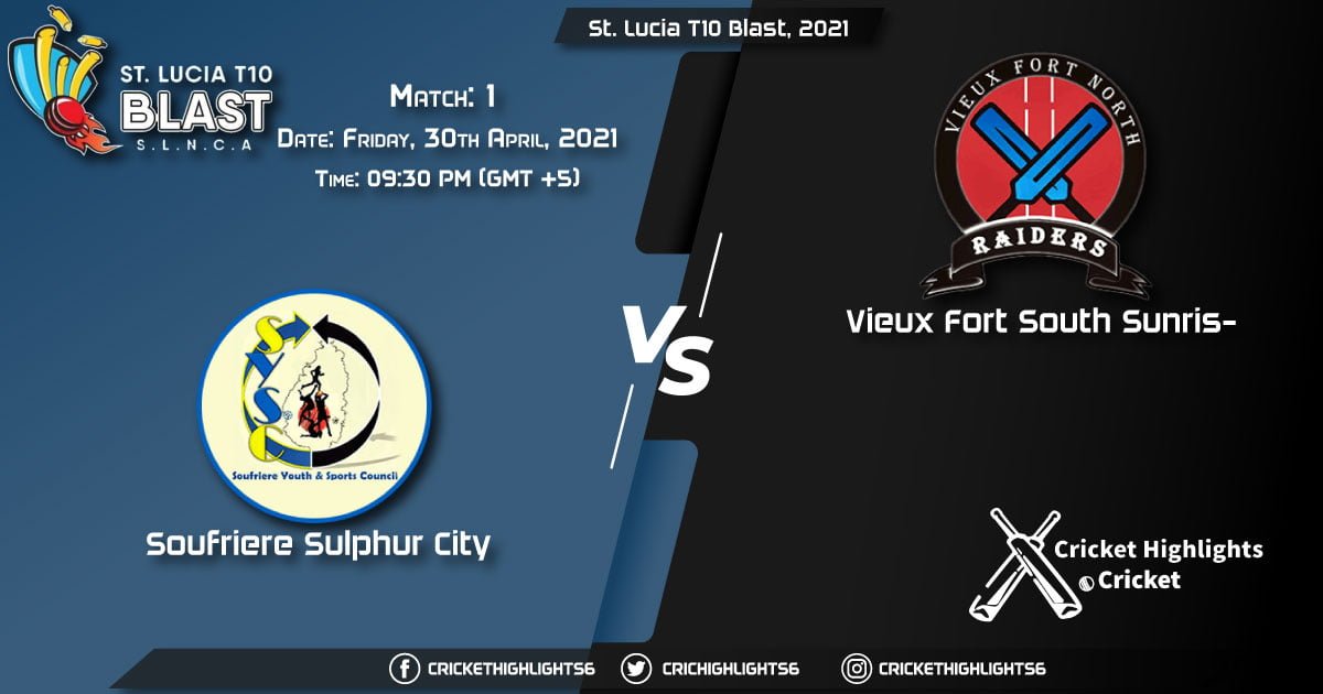 SSCS vs VFSS, Live Scorecard, Match 1, April 30, 2021, Live Cricket Score, Dream11 St. Lucia T10 Blast, 2021
