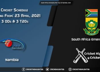 South Africa Emerging Men Tour of Namibia, 2021 - Schedule, Fixture List, Match Timings, Live Score, Results, Venues, Teams and Squads