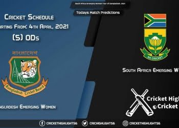 South Africa Emerging Women Tour of Bangladesh, 2021, Match 4: BDW-E vs SAW-E, Playing 11 & Today's Match Predictions