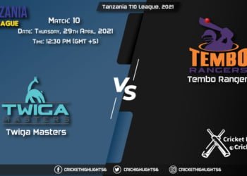 TWM vs TRG, Live Scorecard, Match 10, April 29, 2021, Live Cricket Score, Tanzania T10 League, 2021