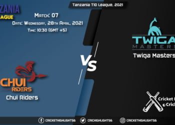 Tanzania T10 League, 2021 Live: Match 7, CHR vs TWM LIVE Streaming for free, When, Where, How to Watch?