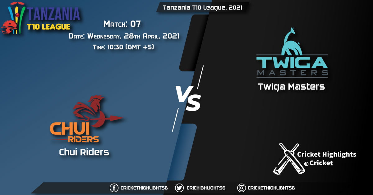 Tanzania T10 League, 2021 Live: Match 7, CHR vs TWM LIVE Streaming for free, When, Where, How to Watch?