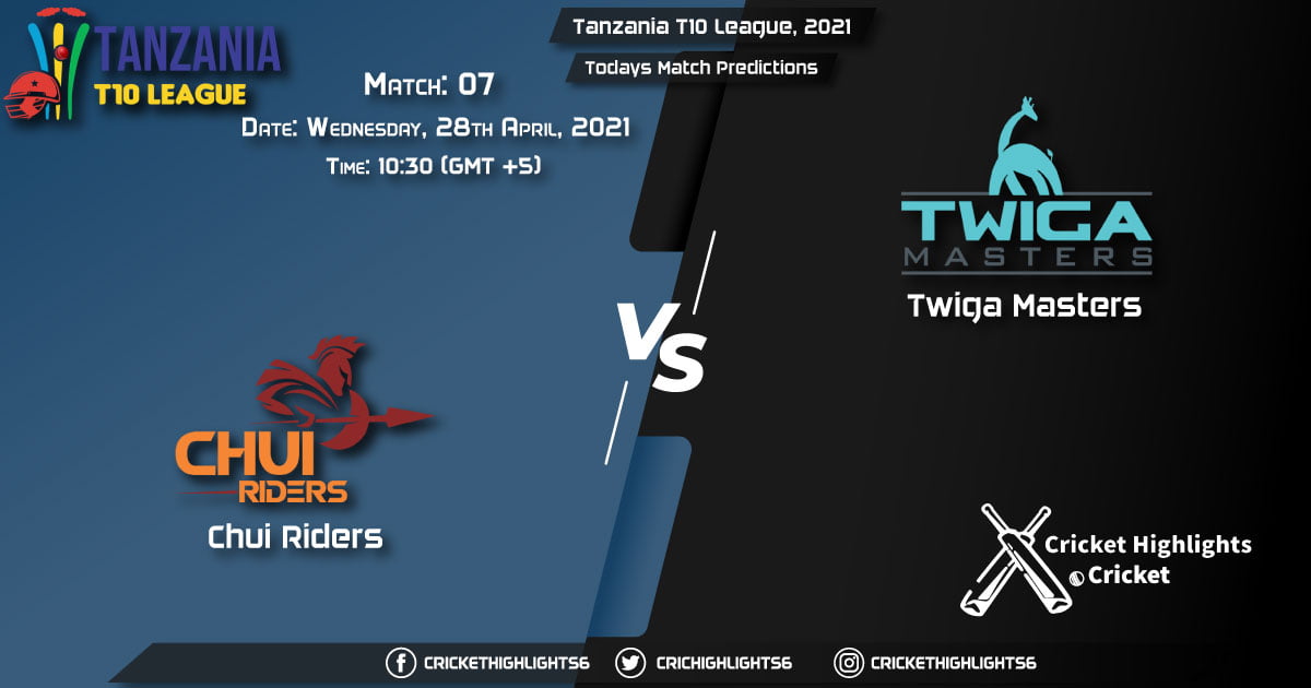 Tanzania T10 League, 2021, Match 7: CHR vs TWM, Playing 11 & Today's Match Predictions