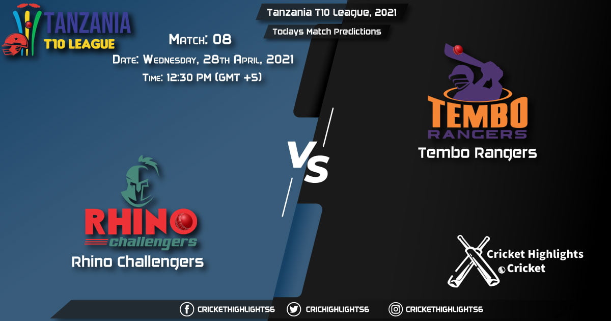 Tanzania T10 League, 2021, Match 8: RNC vs TRG, Playing 11 & Today's Match Predictions