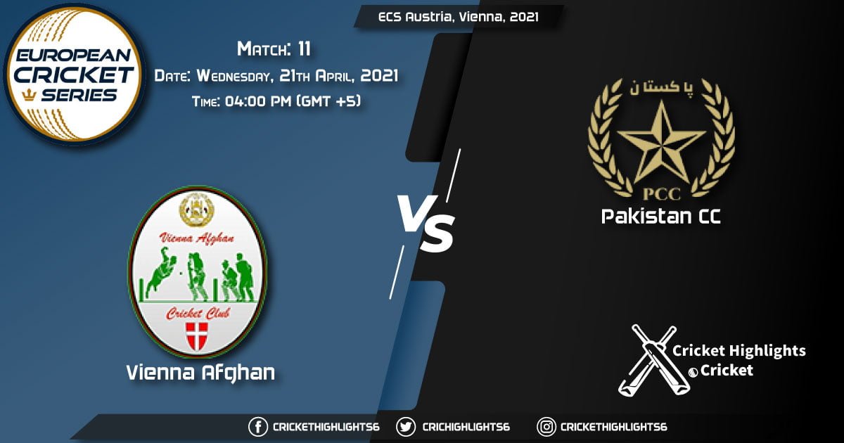 VIA vs PKC, Live Scorecard, Match 11, April 21, 2021, Live Cricket Score, ECS Austria, Vienna, 2021