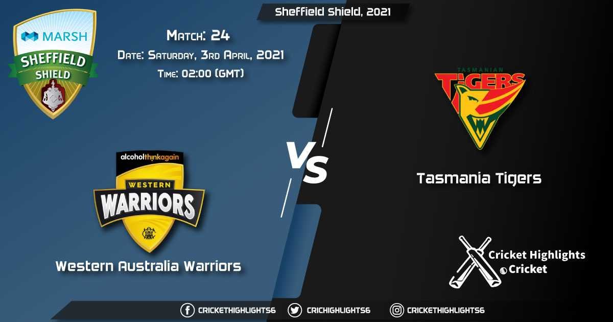 WAU vs TAS Live Scorecard, Match 24, April 03, 2021 Live Cricket Score, Sheffield Shield, 2021
