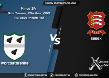 WOR vs ESS, Live Scorecard, Match 34, April 29, 2021, Live Cricket Score, County Championship, 2021