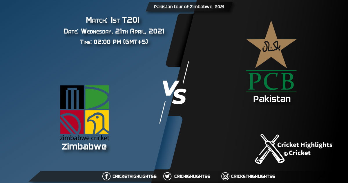 ZIM vs PAK, Live Scorecard, Match 1st T20I, April 21, 2021, Live Cricket Score, Pakistan tour of Zimbabwe, 2021