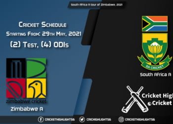 South Africa A tour of Zimbabwe, 2021 - Schedule, Fixture List, Match Timings, Live Score, Results, Venues, Teams and Squads