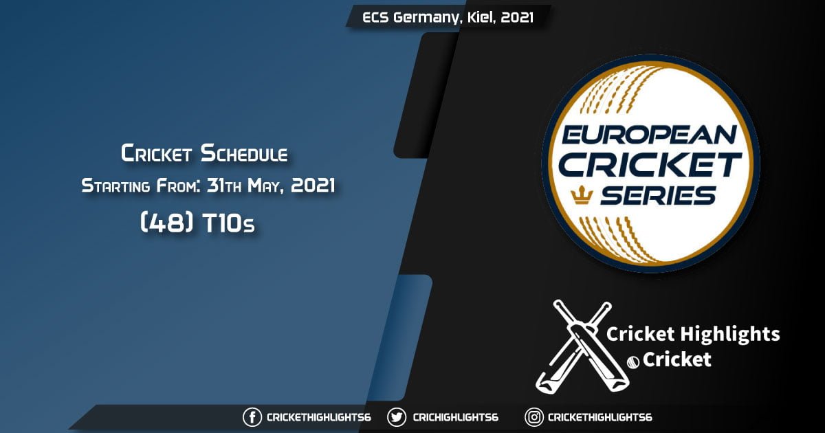 ECS Germany, Kiel, 2021 - Schedule, Fixture List, Match Timings, Live Score, Results, Venues, Teams and Squads