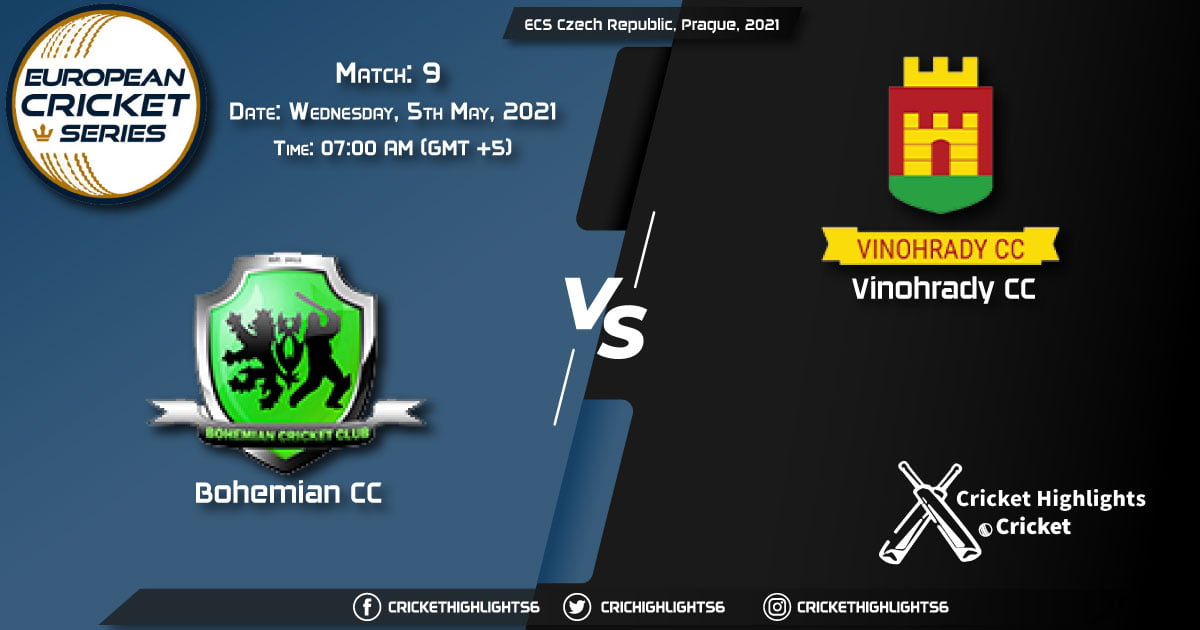BCC vs VCC, Live Scorecard, Match 9, May 5, 2021, Live Cricket Score, ECS Czech Republic, Prague, 2021