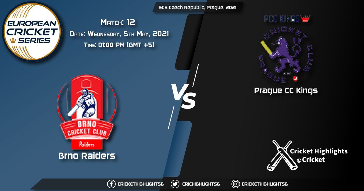 BRD vs PCK, Live Scorecard, Match 12, May 5, 2021, Live Cricket Score, ECS Czech Republic, Prague, 2021