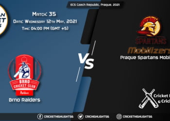 BRD vs PSM, Live Scorecard, Match 35, May 12, 2021, Live Cricket Score, ECS Czech Republic, Prague, 2021