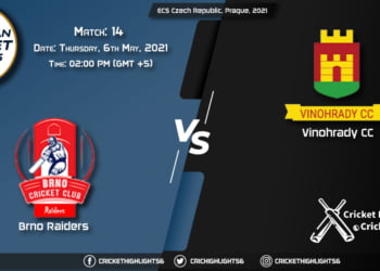 BRD vs VCC, Live Scorecard, Match 14, May 6, 2021, Live Cricket Score, ECS Czech Republic, Prague, 2021