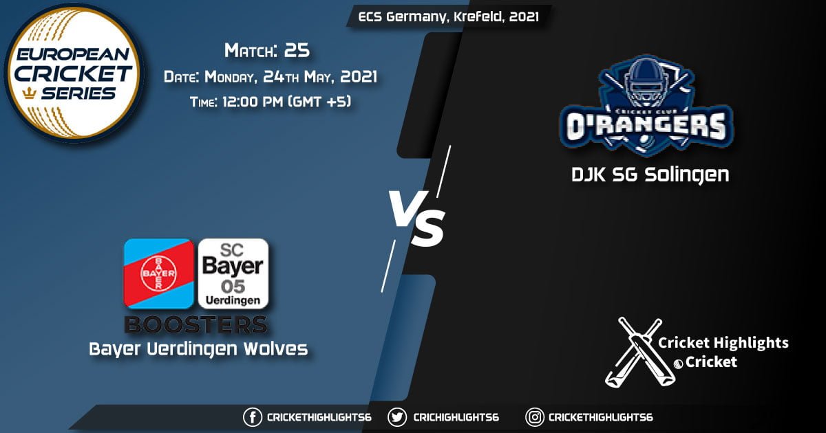 BUW vs DSS, Live Scorecard, Match 25, May 24, 2021, Live Cricket Score, ECS Germany, Krefeld, 2021