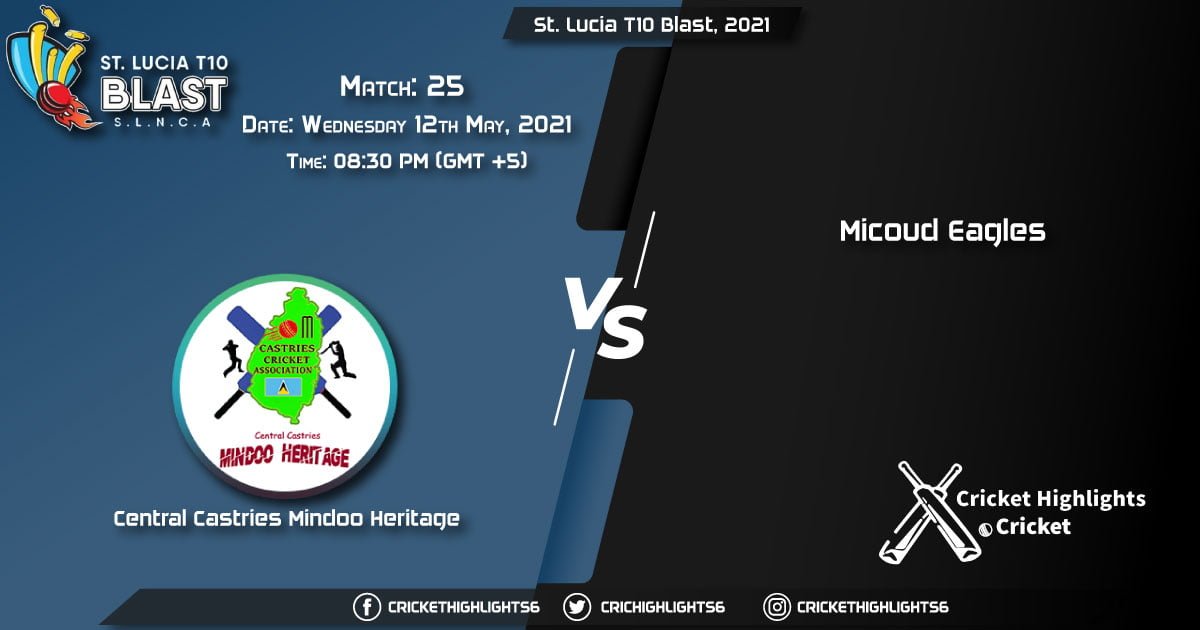 CCMH vs ME, Live Scorecard, Match 25, May 12, 2021, Live Cricket Score, St. Lucia T10 Blast, 2021