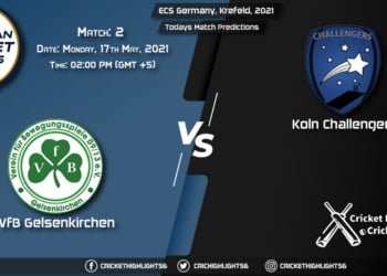 ECS Germany, Krefeld, 2021, Match 2: VG vs KCH, Playing 11 & Today's Match Predictions