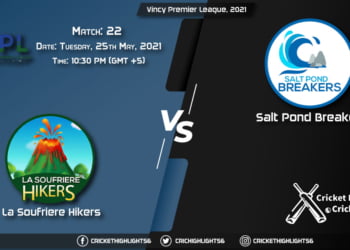 LSH vs SPB, Live Scorecard, Match 22, May 25, 2021, Live Cricket Score, Vincy Premier League, 2021