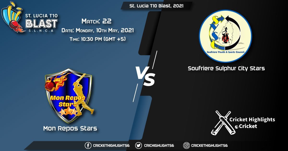MRS vs SSCS, Live Scorecard, Match 22, May 10, 2021, Live Cricket Score, St. Lucia T10 Blast, 2021
