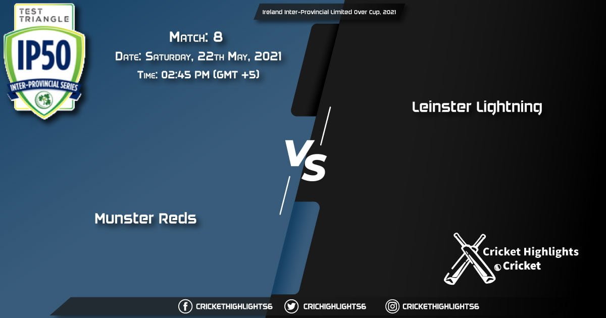 MUR vs LLG, Live Scorecard, Match 8, May 22, 2021, Live Cricket Score, Ireland Inter-Provincial Limited Over Cup, 2021