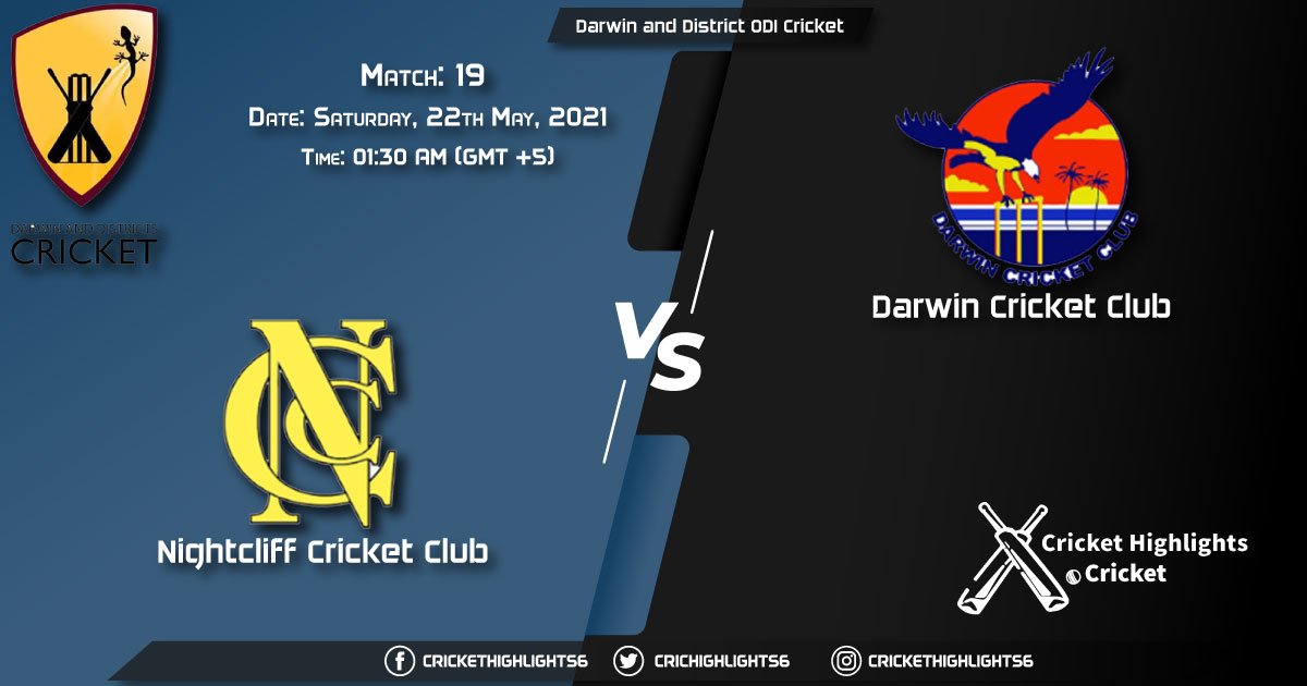 NCC vs DDC, Live Scorecard, Match 19, May 22, 2021, Live Cricket Score, Darwin and District ODI Cricket Competition - Premier Grade, 2021