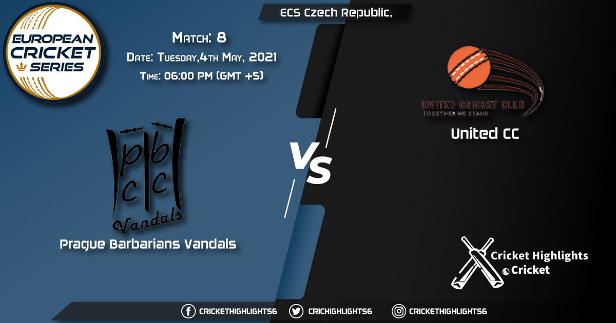 PBV vs UCC, Live Scorecard, Match 8, May 4, 2021, Live Cricket Score, ECS Czech Republic, Prague, 2021