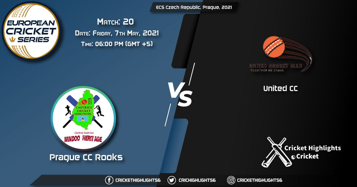PCR vs UCC, Live Scorecard, Match 20, May 7, 2021, Live Cricket Score, ECS Czech Republic, Prague, 2021