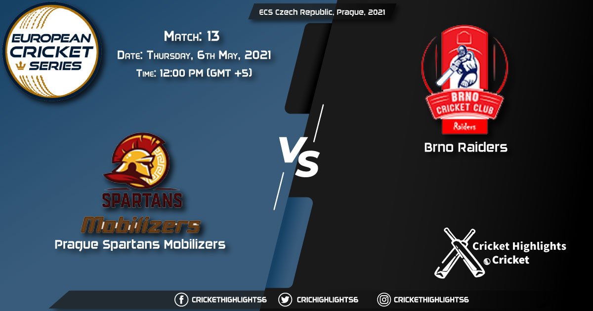 PSM vs BRD, Live Scorecard, Match 13, May 6, 2021, Live Cricket Score, ECS Czech Republic, Prague, 2021