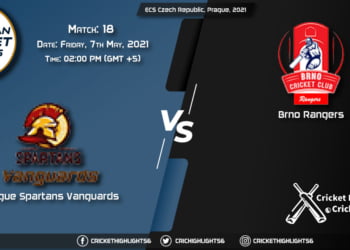 PSV vs BRG, Live Scorecard, Match 18, May 7, 2021, Live Cricket Score, ECS Czech Republic, Prague, 2021