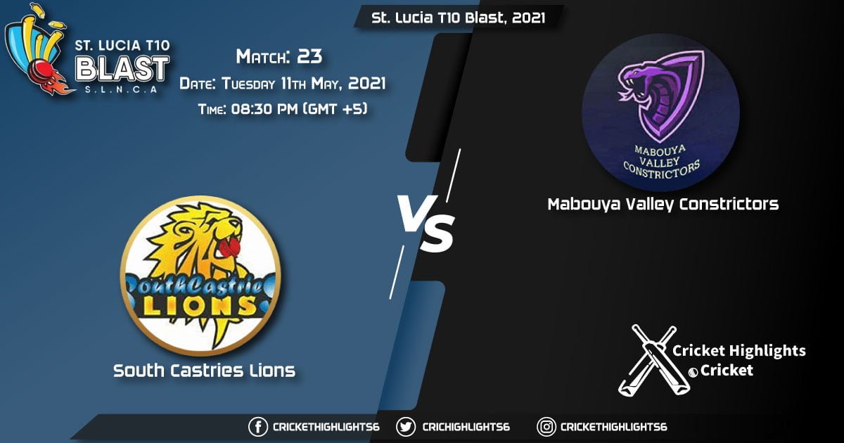 SCL vs MAC, Live Scorecard, Match 23, May 11, 2021, Live Cricket Score, St. Lucia T10 Blast, 2021