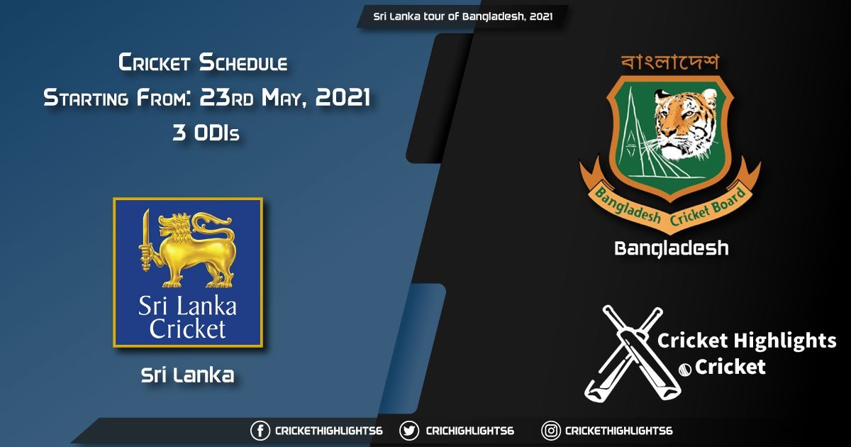 Sri Lanka tour of Bangladesh, 2021 - Schedule, Fixture List, Match Timings, Live Score, Results, Venues, Teams and Squads