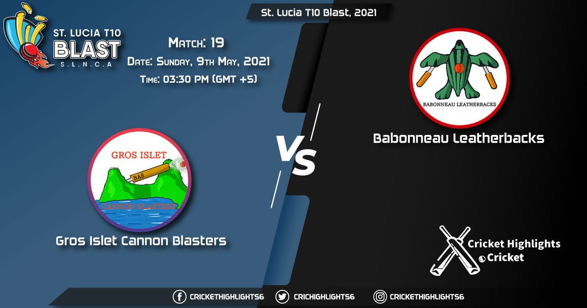 St. Lucia T10 Blast, 2021 Live: Match 19, GICB vs BLS LIVE Streaming for free, When, Where, How to Watch?