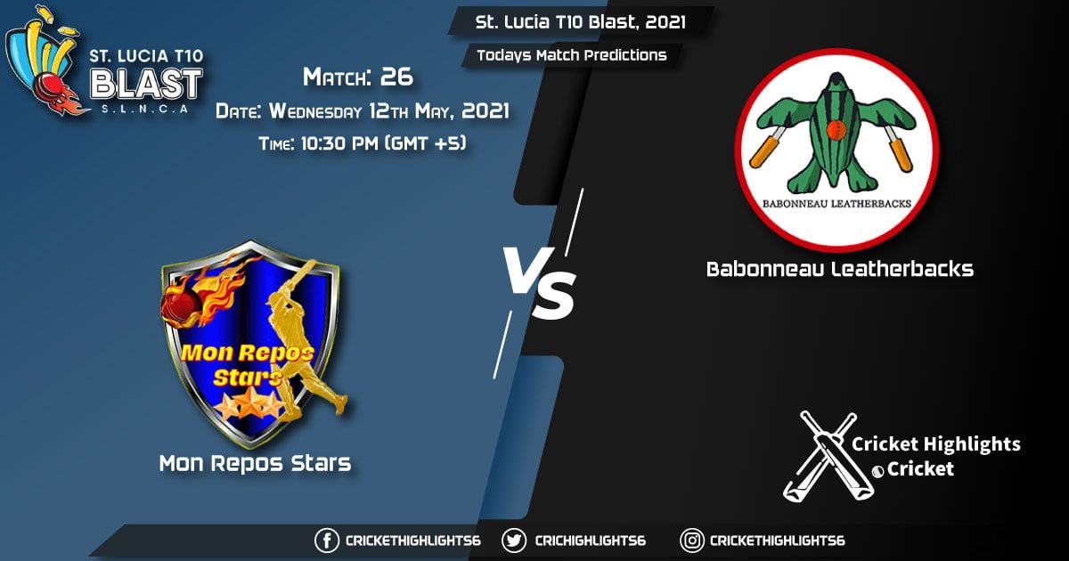 St. Lucia T10 Blast, 2021, Match 26: MRS vs BLS, Playing 11 & Today's Match Predictions