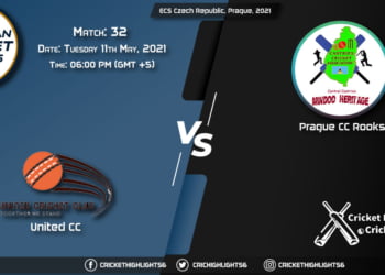 UCC vs PCR, Live Scorecard, Match 32, May 11, 2021, Live Cricket Score, ECS Czech Republic, Prague, 2021