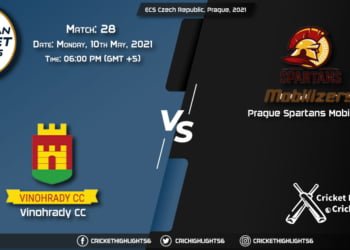 VCC vs PSM, Live Scorecard, Match 28, May 10, 2021, Live Cricket Score, ECS Czech Republic, Prague, 2021